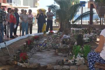 El belén del Patronato La Sal adentra a La Garita en la Navidad (Foto TA)